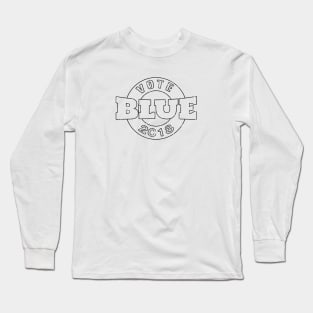 Vote Blue Long Sleeve T-Shirt